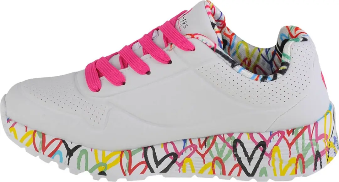 Skechers Uno Lite 314976L-WMLT Sneakers - Wit - afbeelding 6 van 6