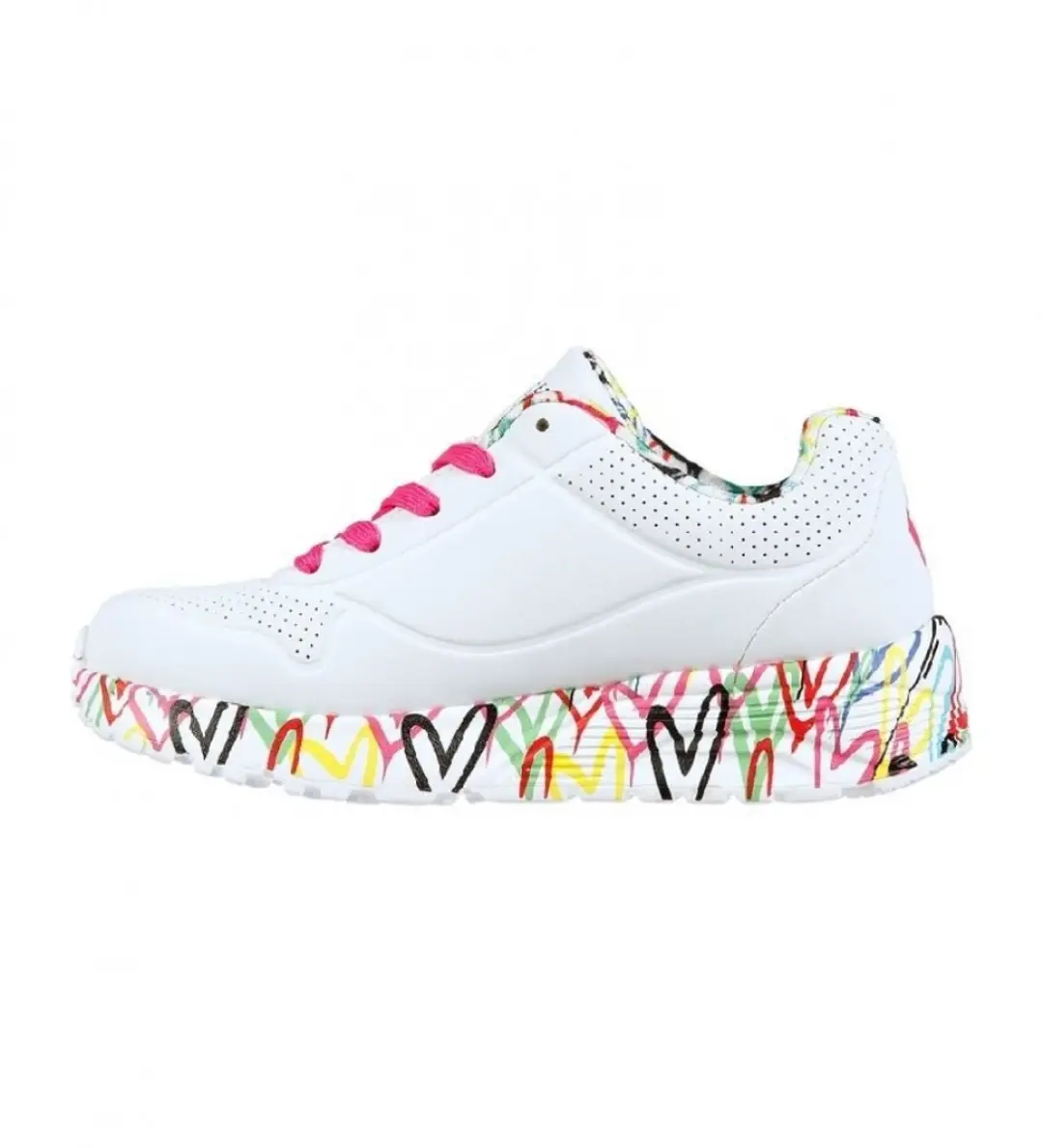 Skechers Uno Lite 314976L-WMLT Sneakers - Wit - afbeelding 3 van 6
