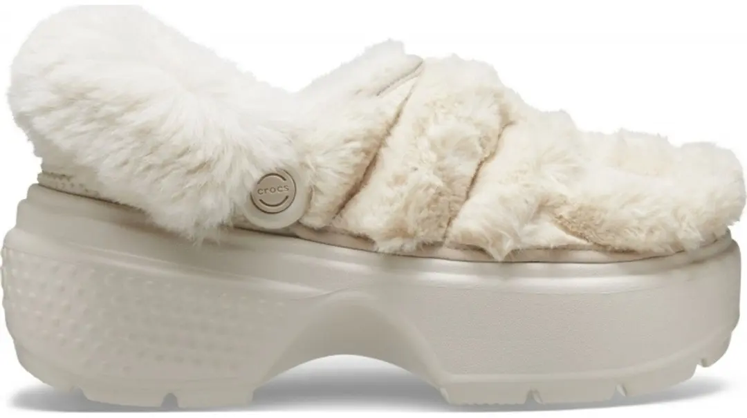 Crocs Stomp Lined Quilted Clog Stucco Maat 41/42 M8/W10