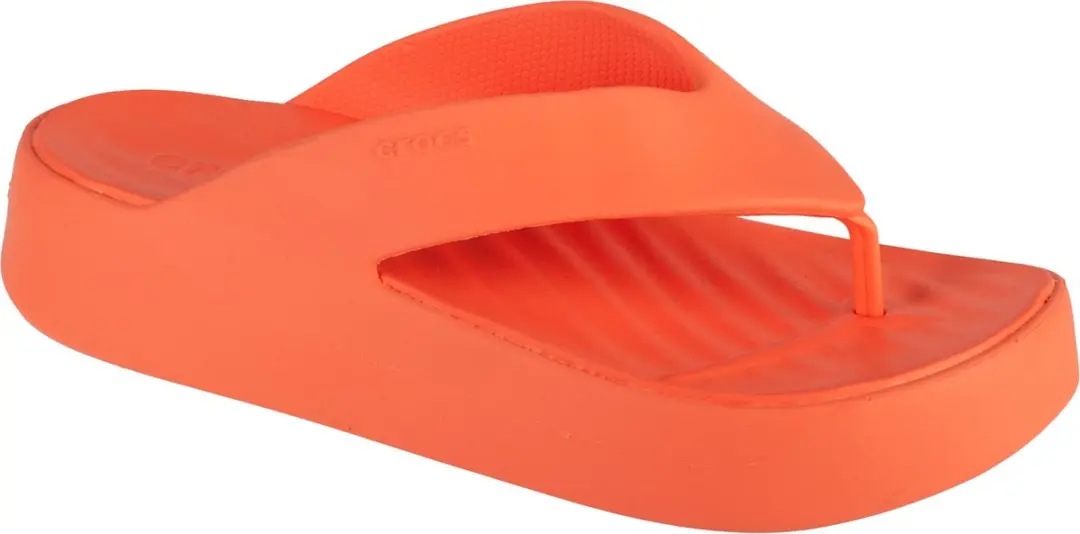 Crocs Getaway Platform Flip 209410-84F, Vrouwen, Oranje, Slippers, maat: 39/40