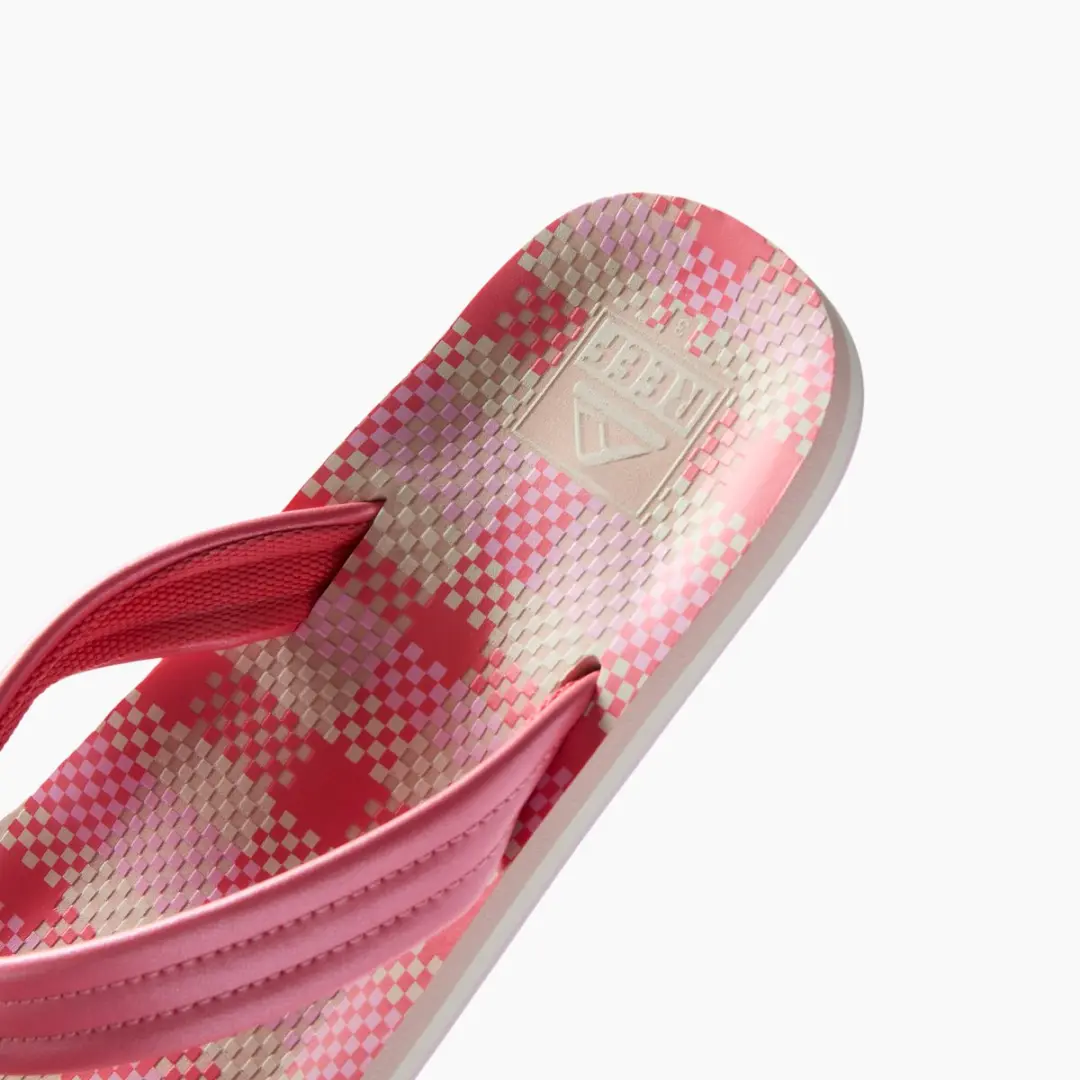 Reef KIDS AHI Pink Plaid Teenslipper CJ6514 - Maat 37 - afbeelding 5 van 6