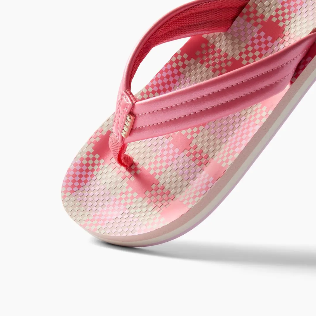 Reef KIDS AHI Pink Plaid Teenslipper CJ6514 - Maat 37 - afbeelding 6 van 6