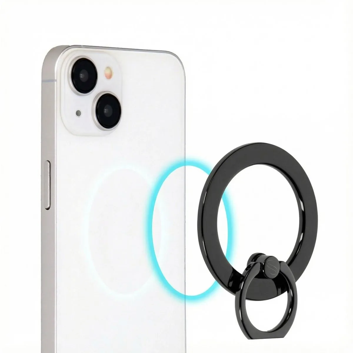 Selencia Telefoonring SH00074515 - MagSafe - Zwart