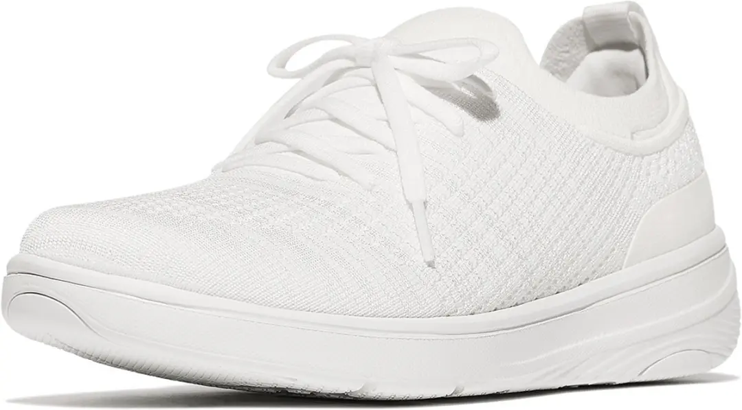 FitFlop FitFlop Super-Q Knit Slip-On Laced Sneakers WIT