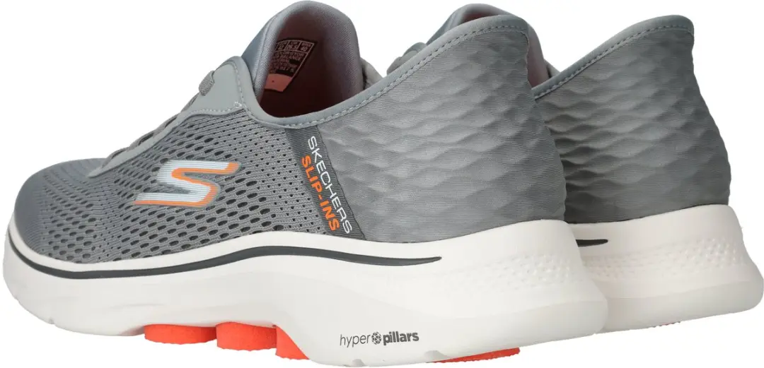 Skechers Slip-ins Go Walk 7 - Free Hand 2 - Heren Instappers - Grijs - afbeelding 6 van 6