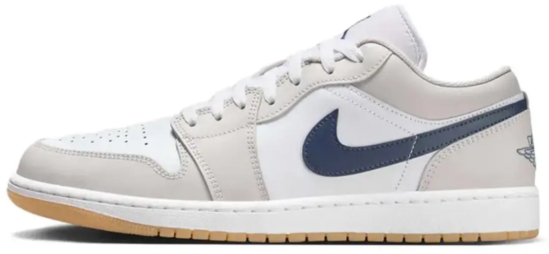 Jordan 1 Low Midnight Navy Neutral Grey
