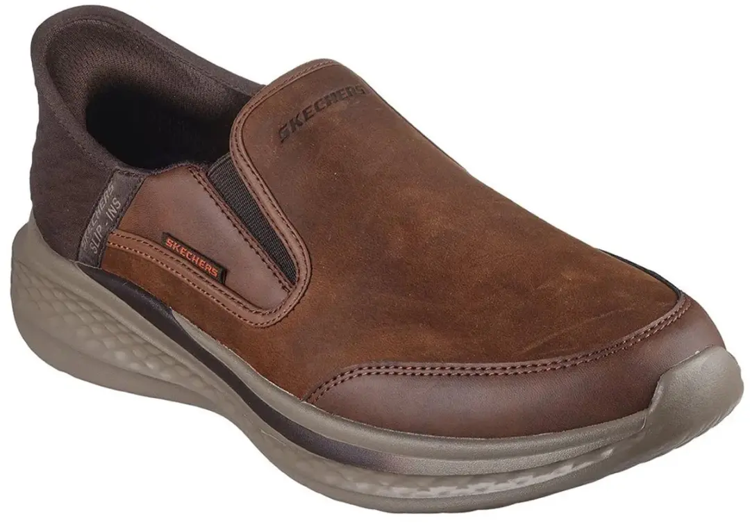 Skechers Slade-Cooper Heren Instappers - Bruin