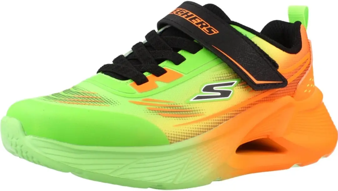 Skechers Tidal Tech Kinderschoenen 404040L - 27 groen/oranje - afbeelding 6 van 6