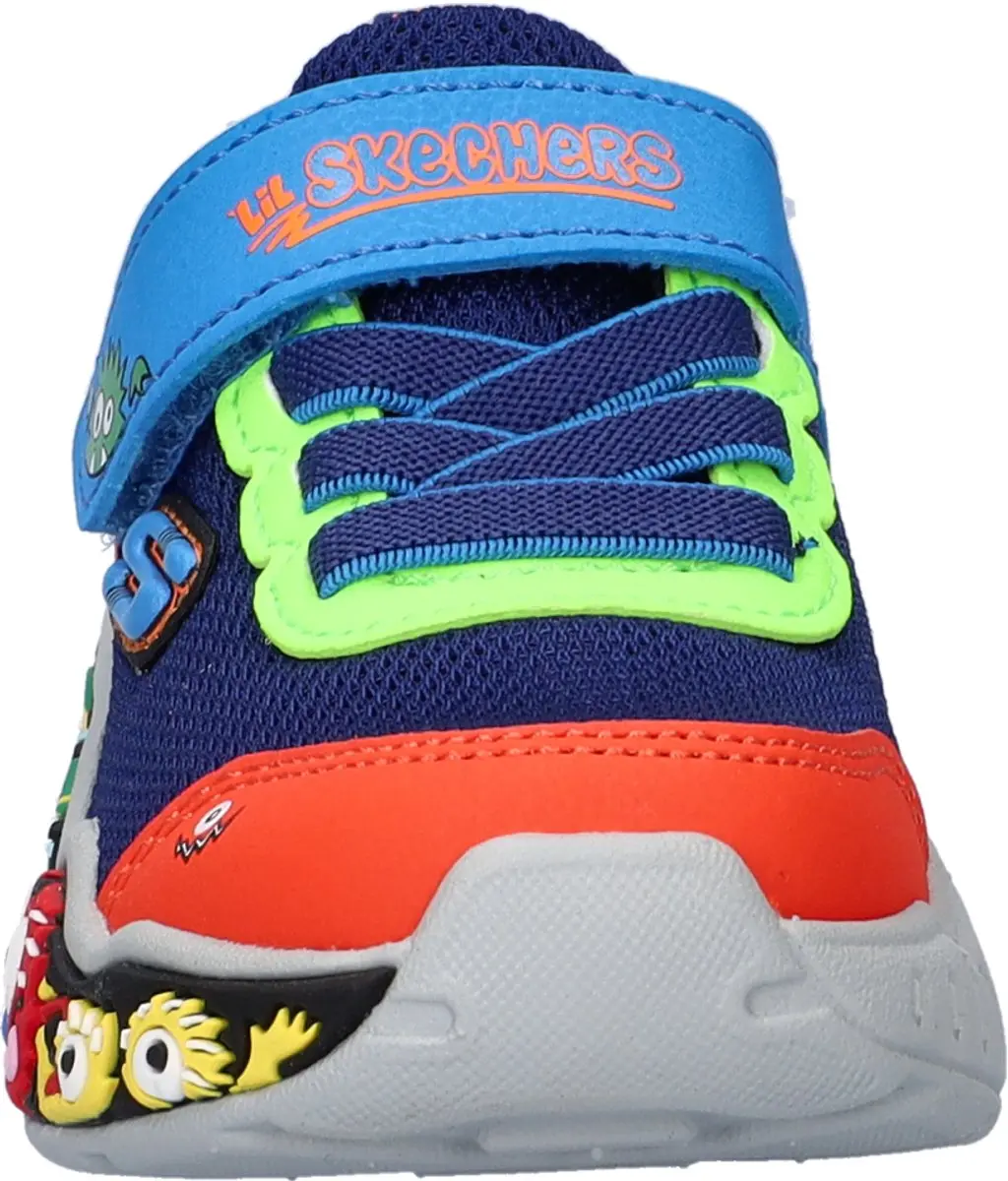 Skechers Play Scene Jongens Klittenbandschoenen - Maat 23 - Blauw - afbeelding 3 van 6