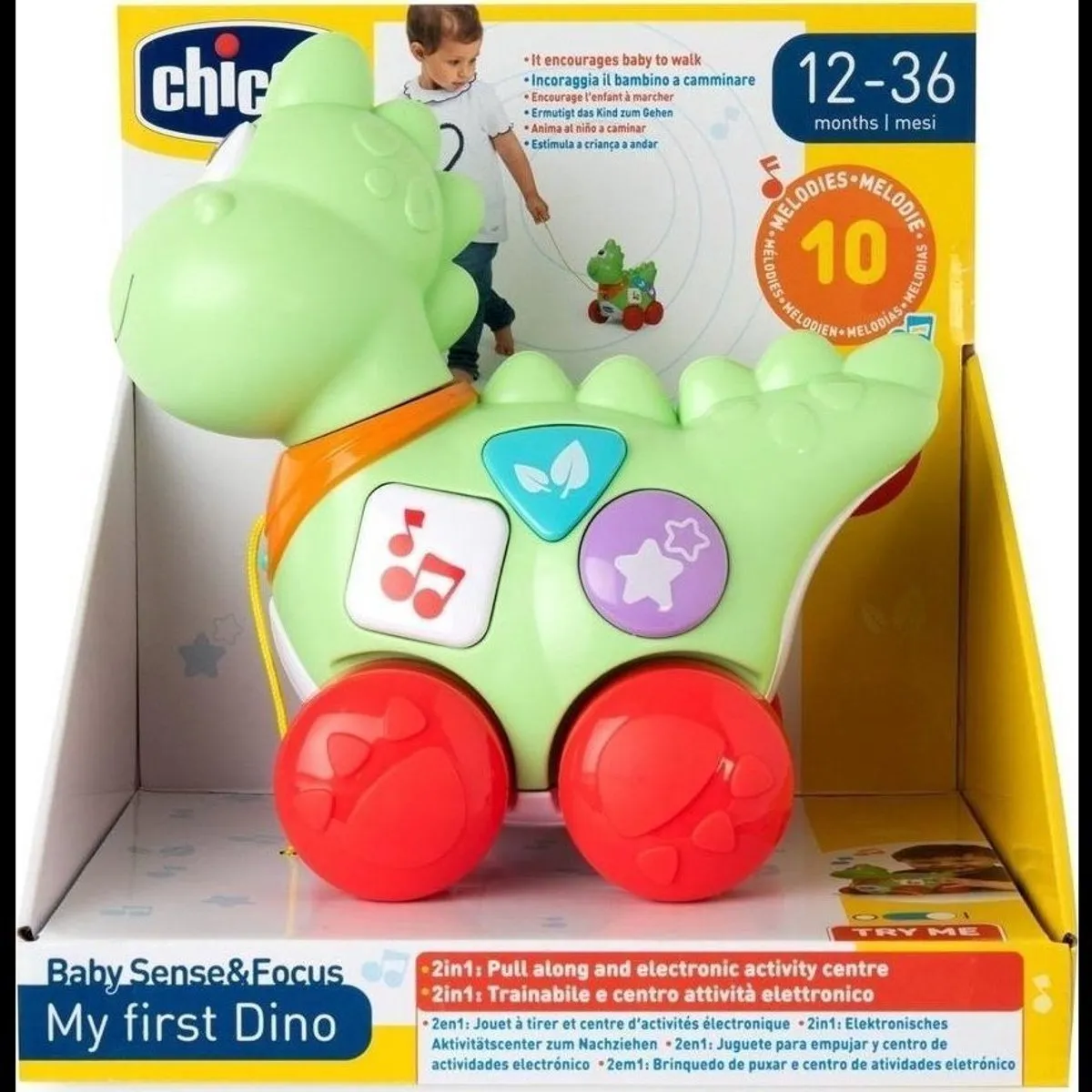 Chicco Mijn Eerste Dino - Multicolor