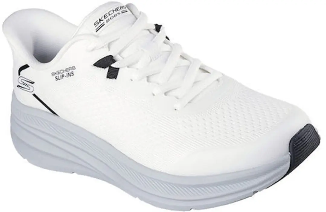Skechers BOBS Skillz Sneakers - Wit/Grijs - afbeelding 2 van 6