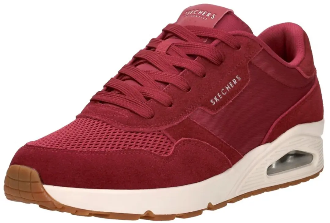 Skechers Uno Vintage Air Heren Sneakers - Rood - afbeelding 5 van 6