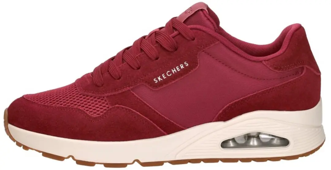 Skechers Uno Vintage Air Heren Sneakers - Rood - afbeelding 2 van 6