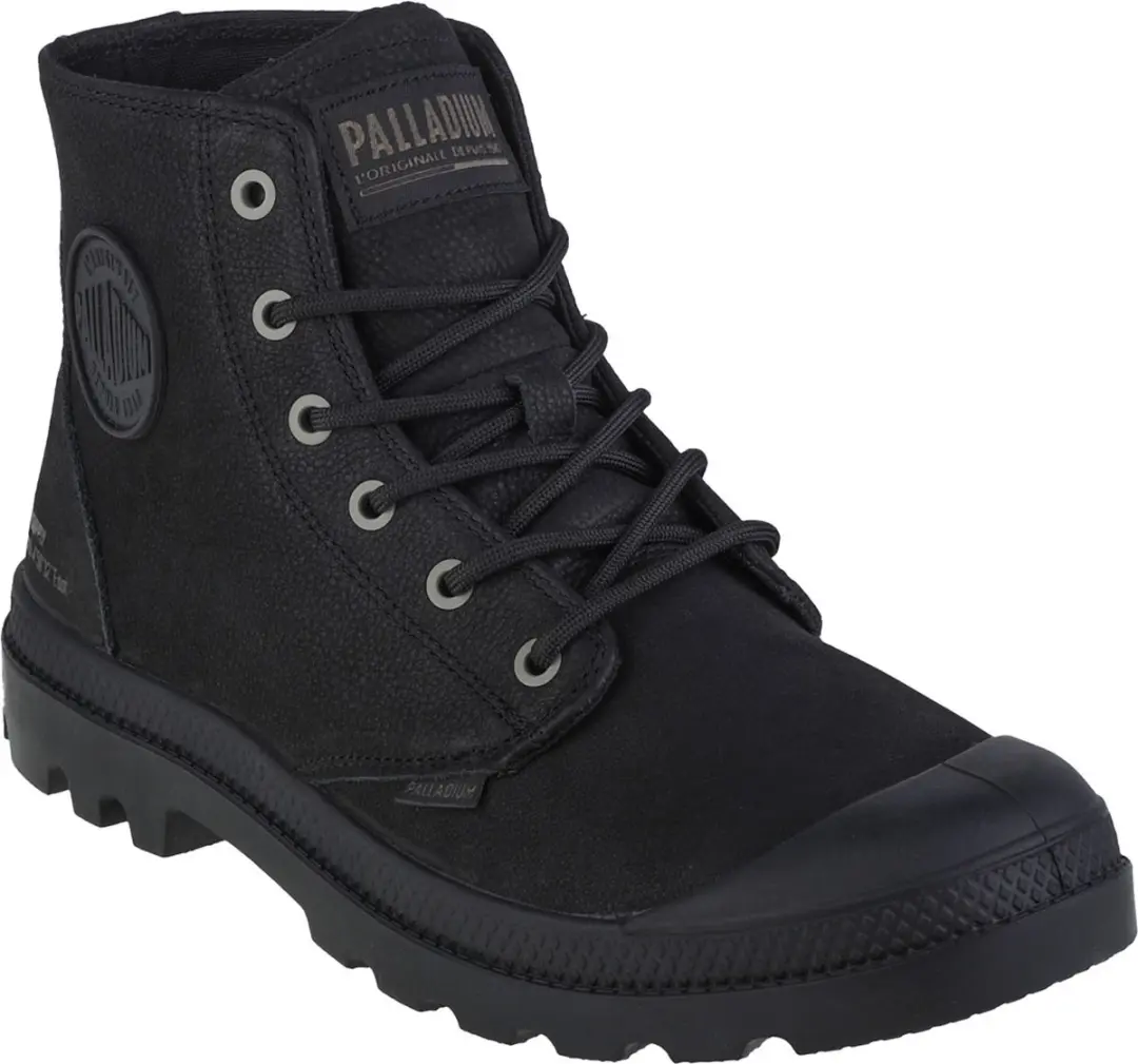 Palladium Pampa Hi Supply Lth, Unisex, Zwart, Sneakers, maat: 37