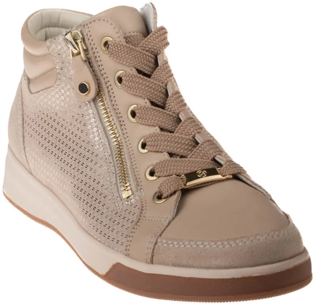 Ara 1224499 OM-ST-HIGHT-SOFT Hoge Sneakers - Taupe 38 - afbeelding 2 van 6