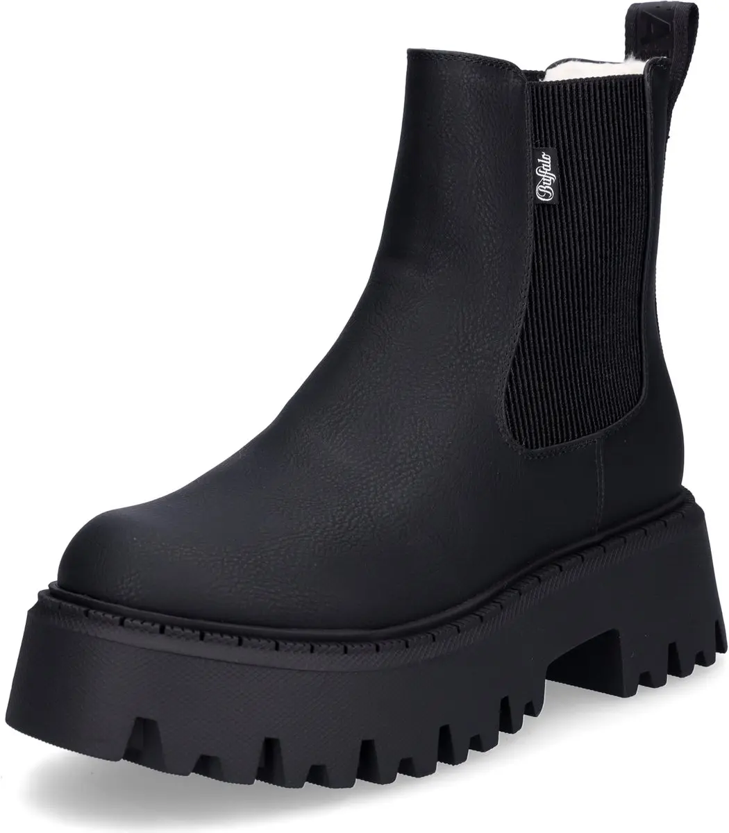 Buffalo Chelsea-laars voor dames Aspen Chelsea Warm zwart