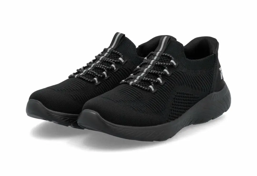 Rieker Dames Sneakers Low, Sneakers, M5066-00 Black