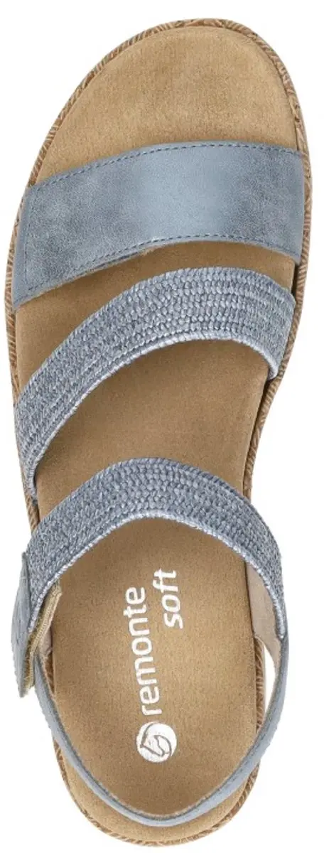 Remonte Plat Sandalen - Maat 36 - Lichtblauw
