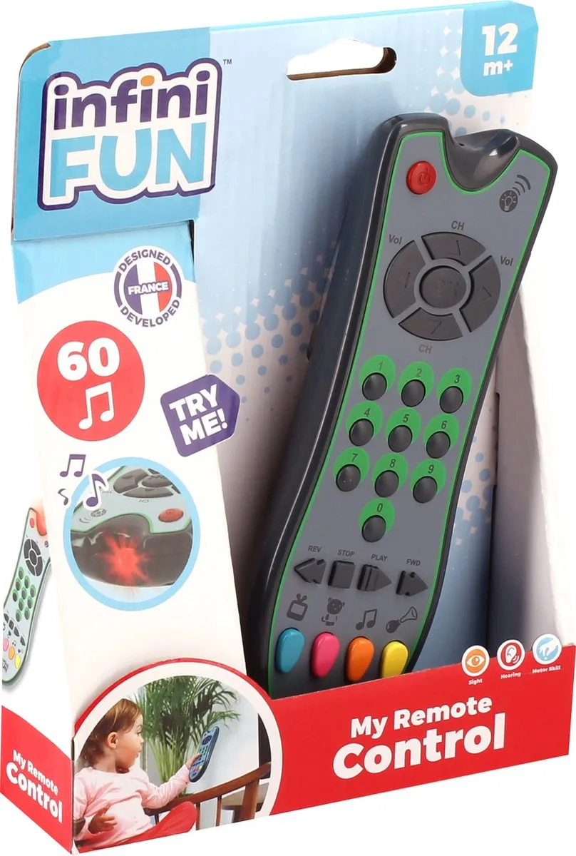 Jumbo InfiniFun Mijn Eerste Afstandsbediening - Multicolor
