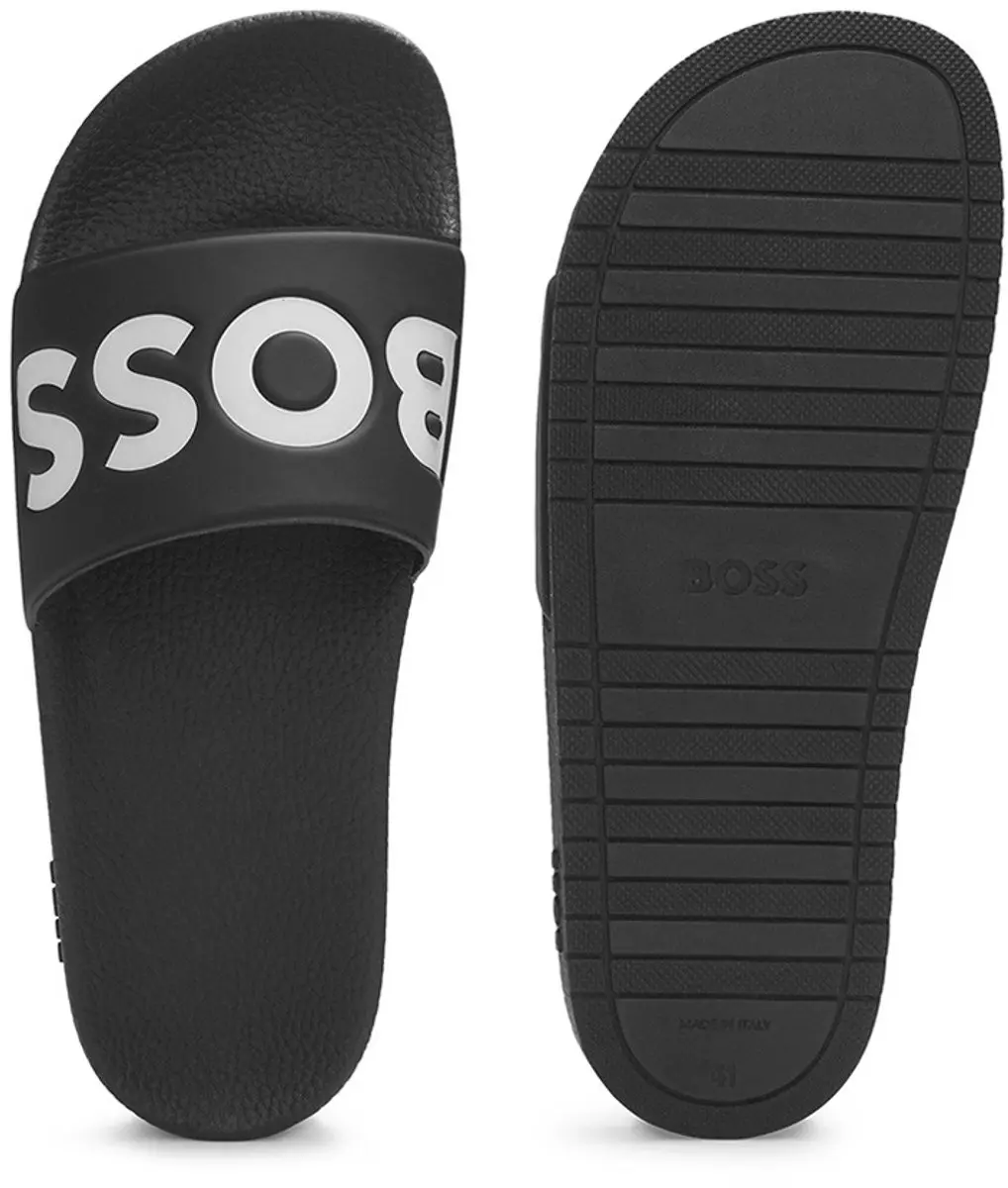Hugo Boss BOSS Aryeh Slid Slippers - Zwart - afbeelding 3 van 6