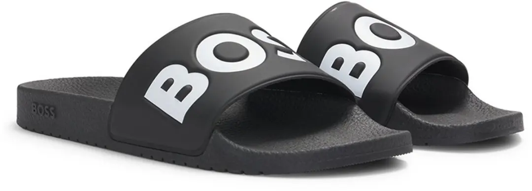 Hugo Boss BOSS Aryeh Slid Slippers - Zwart - afbeelding 2 van 6