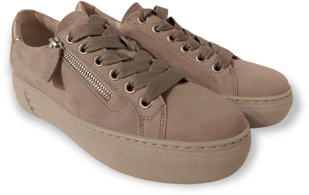 Gabor Dames Sneakers Taupe 40.5