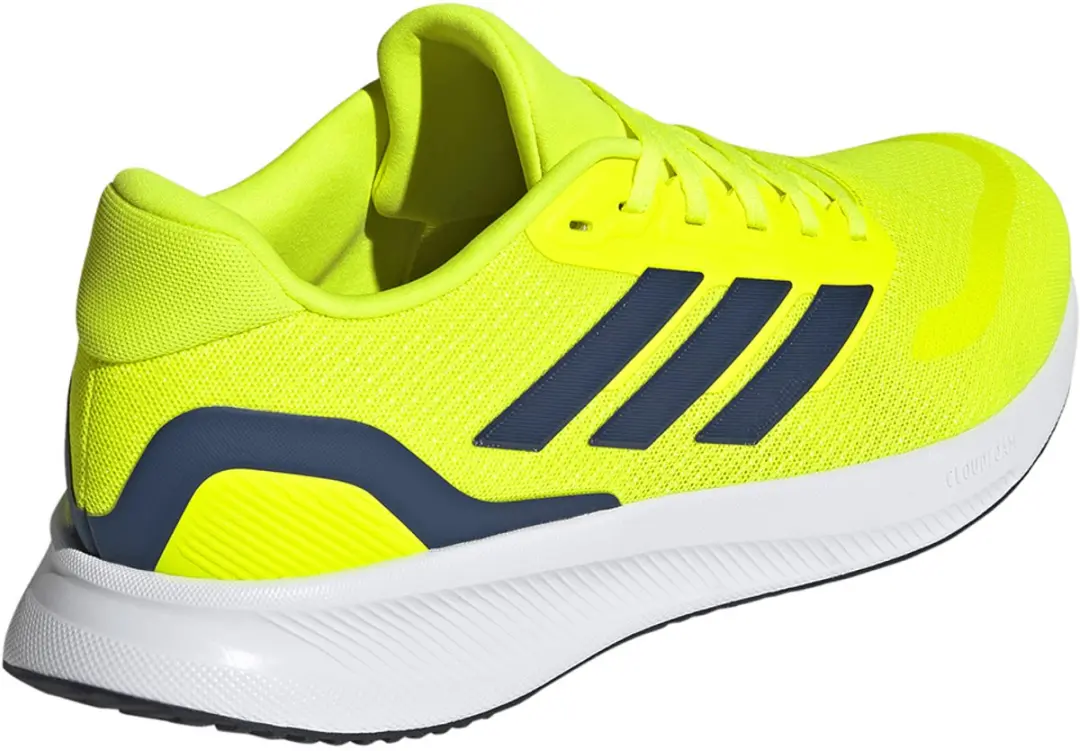 adidas RUNFALCON 5 WIDE Heren Hardloopschoenen - JQ6980 - 46.5 - Geel - afbeelding 6 van 6