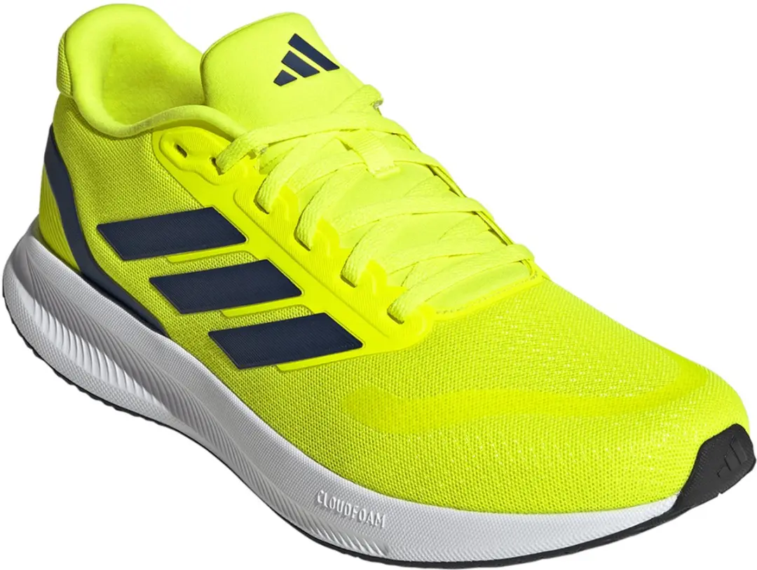 adidas RUNFALCON 5 WIDE Heren Hardloopschoenen Sneaker Sportschoen JQ6980, Solar