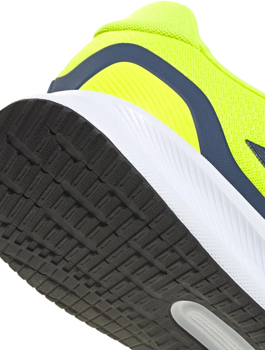 adidas RUNFALCON 5 WIDE Heren Hardloopschoenen - JQ6980 - 46.5 - Geel - afbeelding 5 van 6