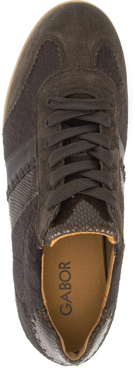 Gabor 6011 Dames Sneakers - Bruin - Maat 37,5