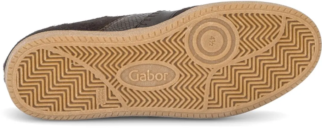 Gabor 6011 Dames Sneakers - Bruin - Maat 37,5