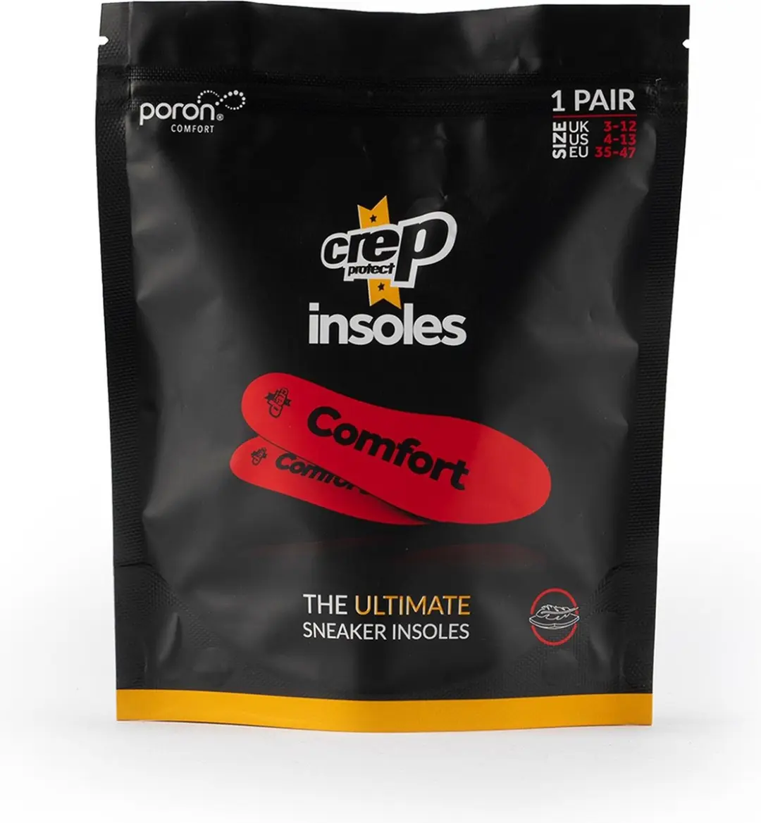 Crep Protect Comfort Inlegzolen - Zwart