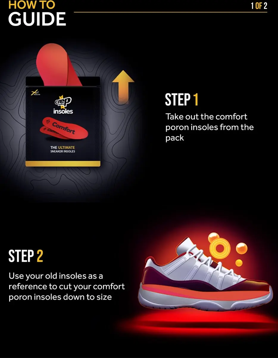Crep Protect Comfort Inlegzolen - Zwart
