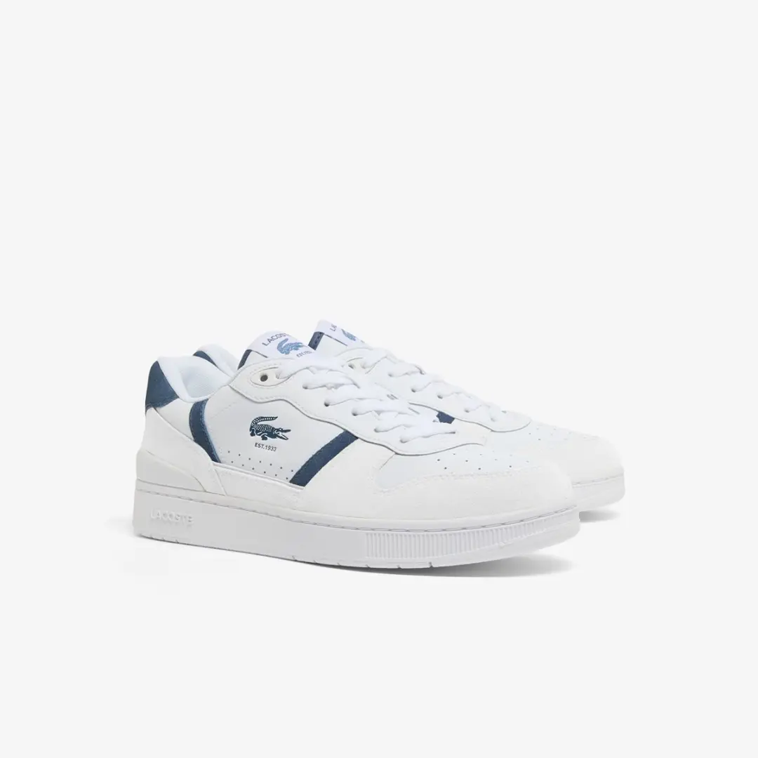Lacoste T-CLIP SET 126 5 SMA Heren Sneakers - Wit/Dark Blauw - afbeelding 4 van 6