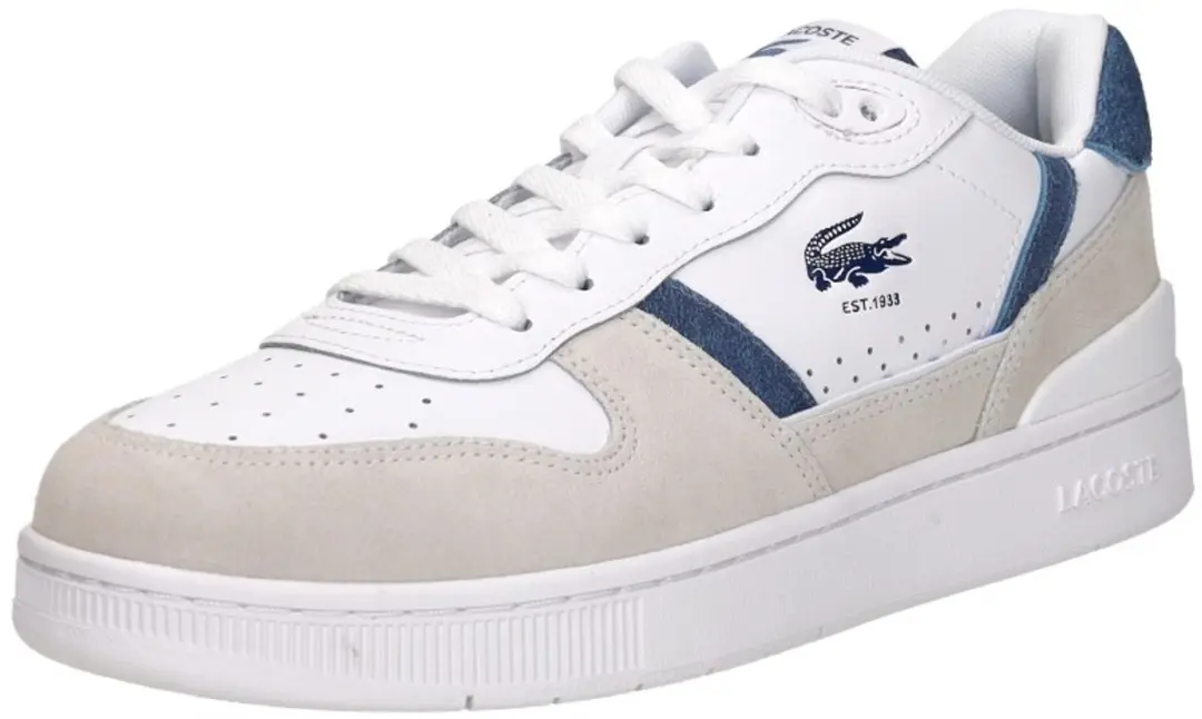 Lacoste T-CLIP SET 126 5 SMA Heren Sneakers - Wit/Dark Blauw - afbeelding 5 van 6