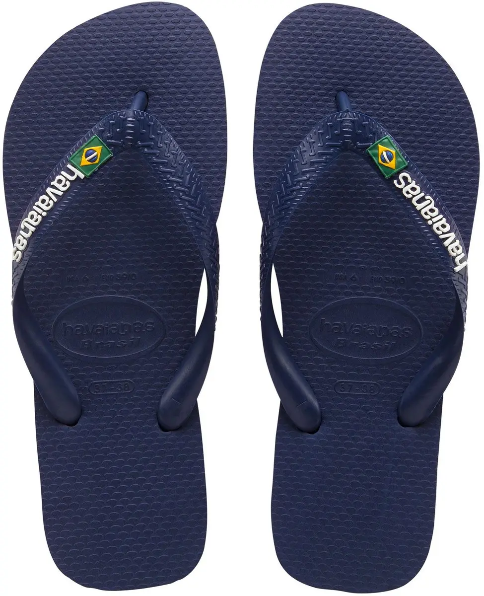 Havaianas Brasil Logo Teenslipper - Navy - afbeelding 6 van 6