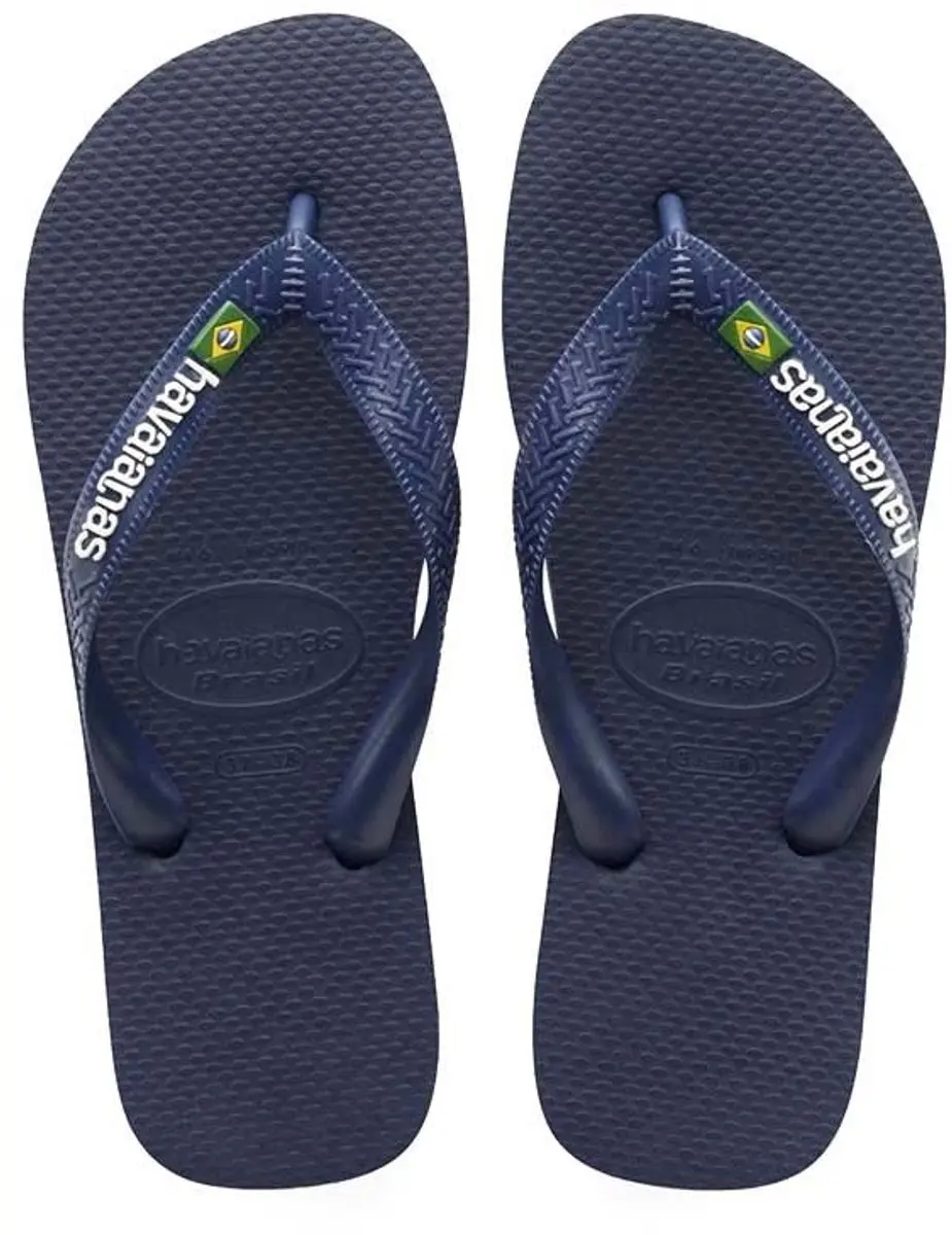 Havaianas Brasil Logo Teenslipper - Navy - afbeelding 4 van 6