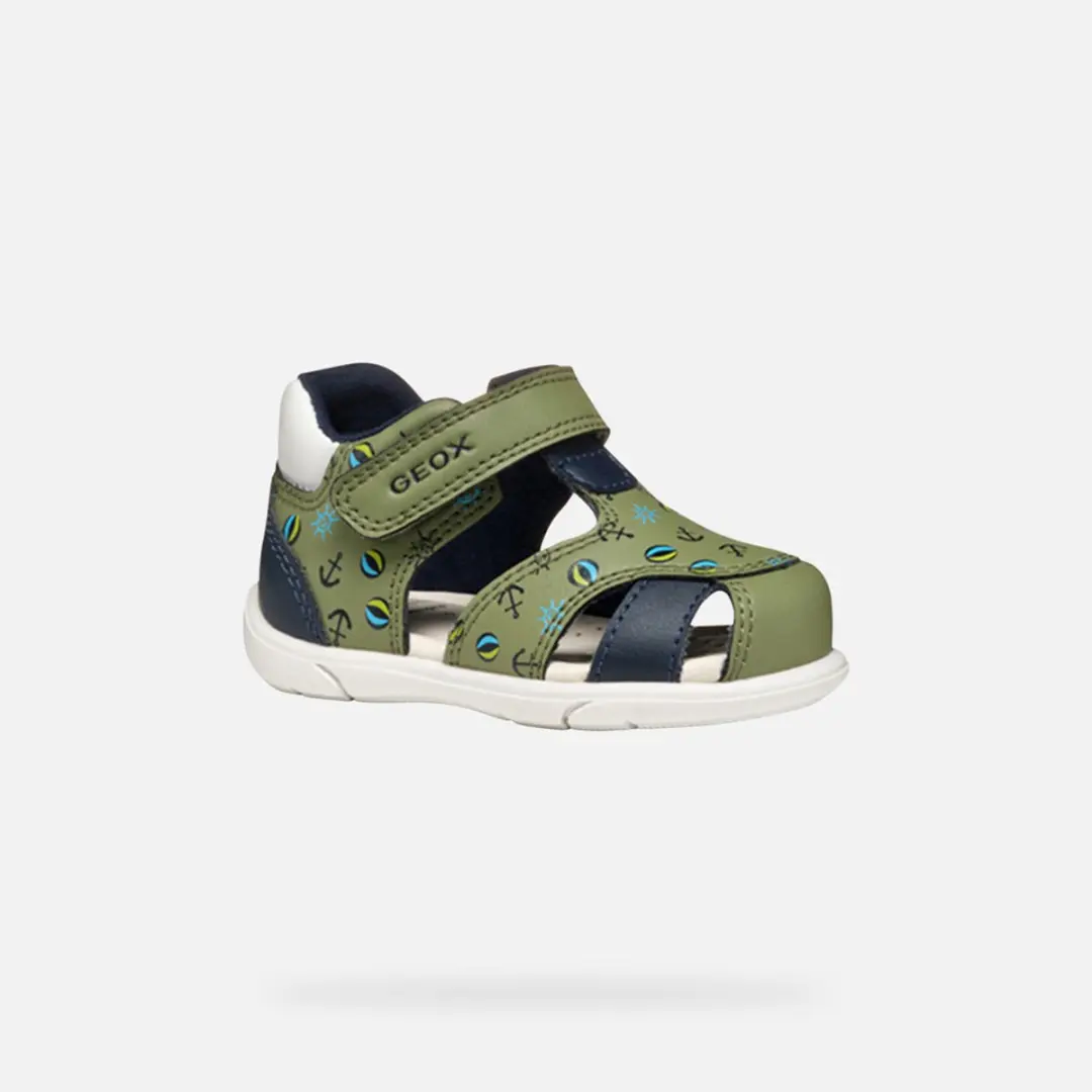 Geox Zapito Dreumes Sandalen 25 - Pistache/Marineblauw - afbeelding 5 van 6