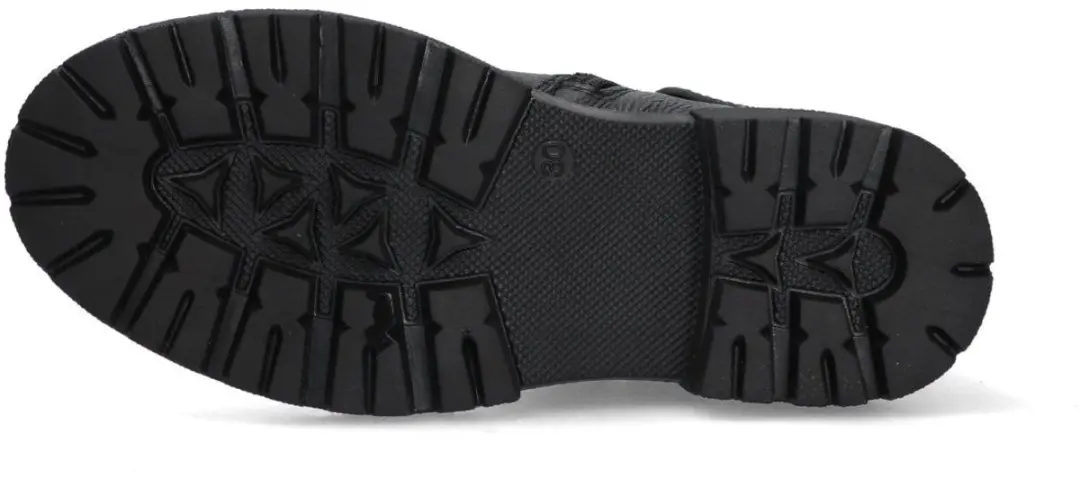 Braqeez Meisjes Biker Boots - Zwart - Leer - afbeelding 4 van 6