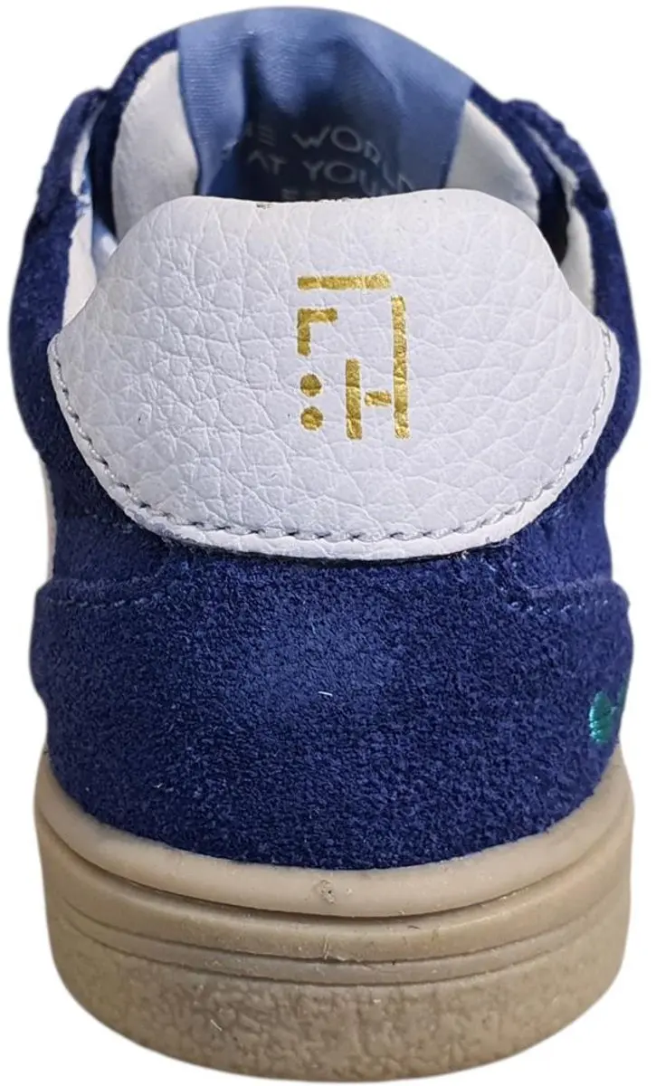 BunniesJR 226206-420 Jongens Lage Sneakers - Blauw - Leer - Veters - afbeelding 5 van 6