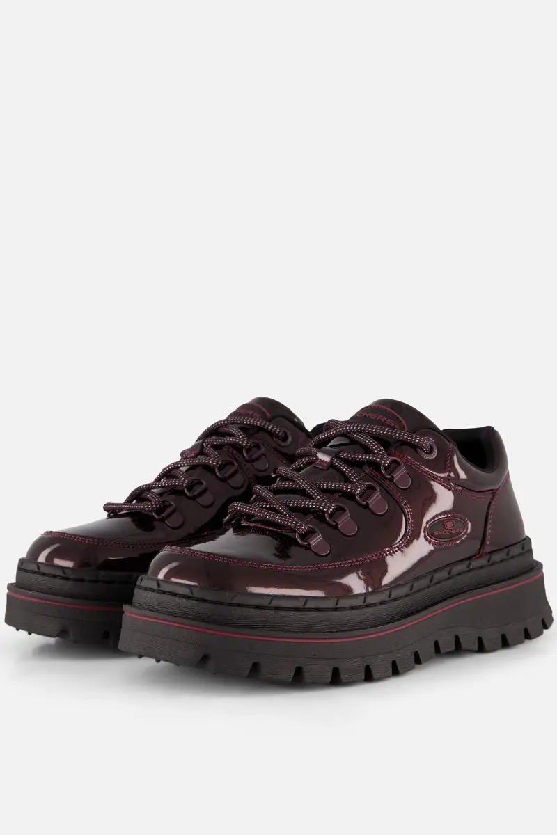 Skechers Jammers cool block sneakers bordeauxrood