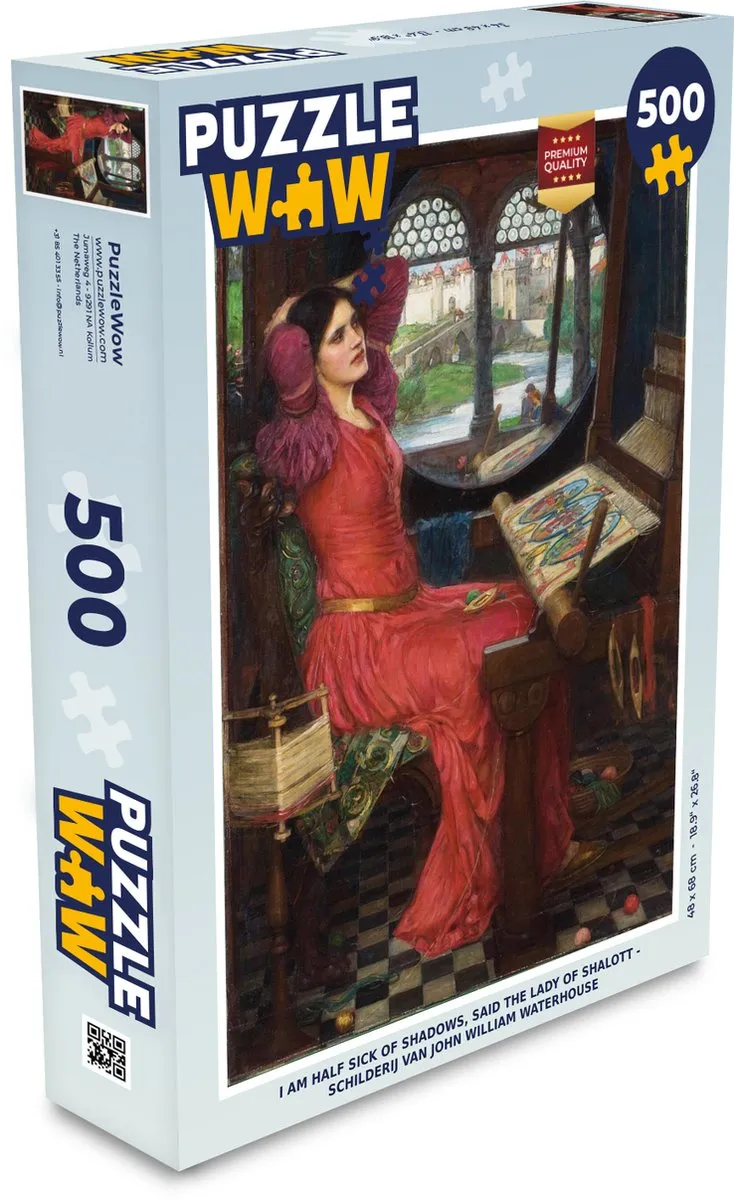 PuzzleWow Legpuzzel I am half sick of shadows