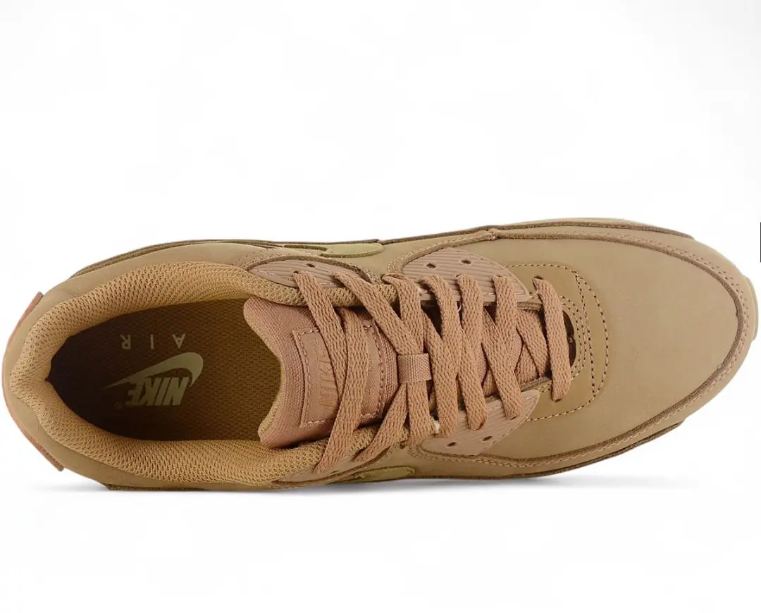 Nike Air Max 90 Premium Heren Sneakers - Bruin - afbeelding 4 van 6