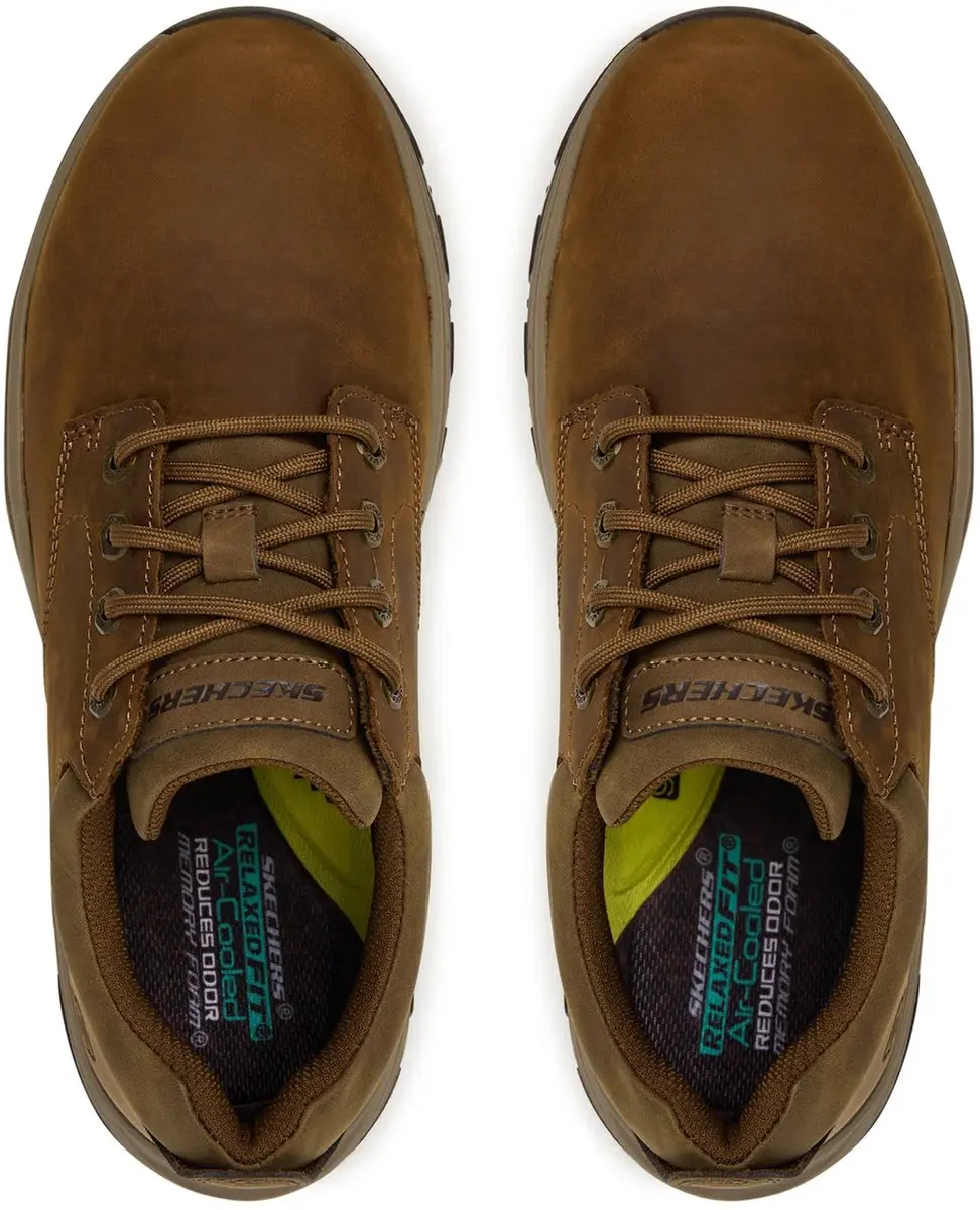 Skechers Leland 204920-DSRT Herenschoenen - Bruin - afbeelding 3 van 6