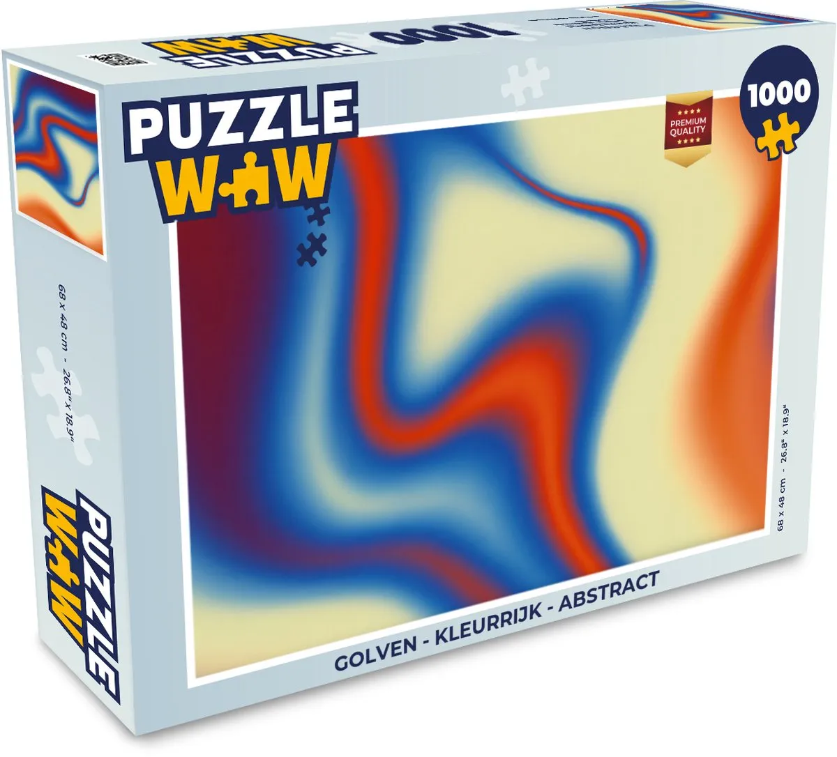 PuzzleWow Golven Legpuzzel 1000 Stuks
