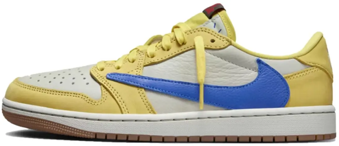 Jordan 1 Retro Low OG SP x Travis Scott 'Canary' maat 46.