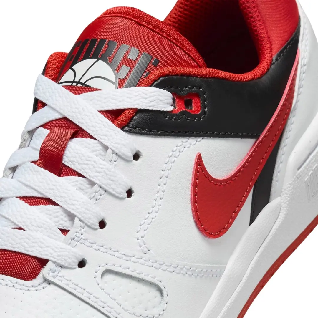 Nike Full Force Sneakers Junior 38 - Wit/Rood/Zwart - afbeelding 6 van 6