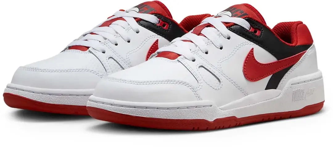 Nike Full Force Sneakers Junior 38 - Wit/Rood/Zwart - afbeelding 2 van 6