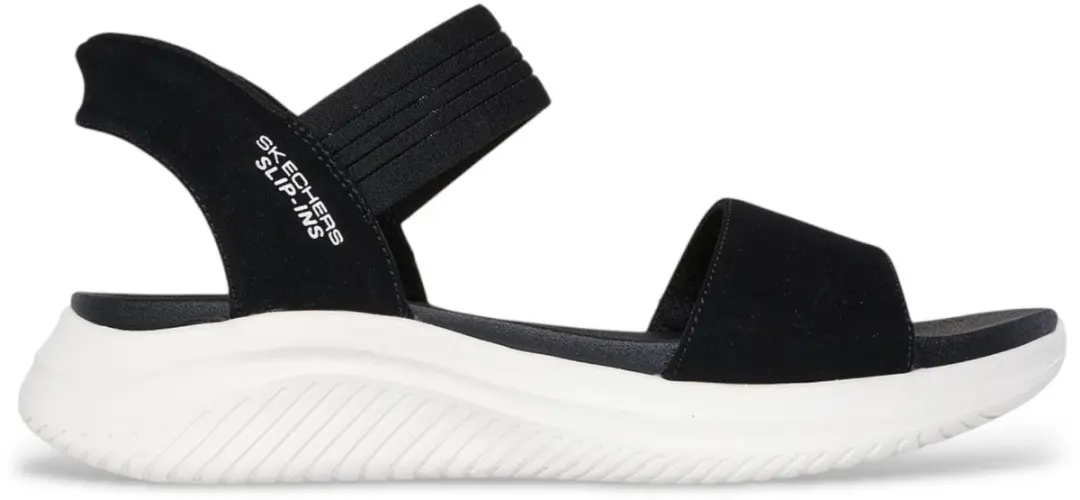 Skechers Slip-ins Ultra Flex 3.0 Summerville Zwarte sandalen