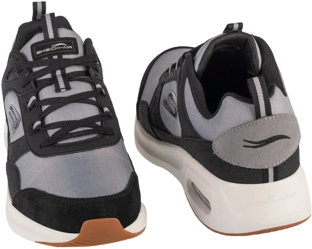 Skechers Skech-Air Court Yatton Sneakers - Zwart